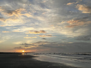 Sunset at the beach